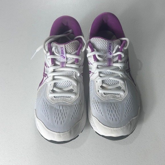 Asics Gel-Contend 7 Womens Running Shoes White Orchid 1012A911 Size 9.5 - Picture 2 of 13